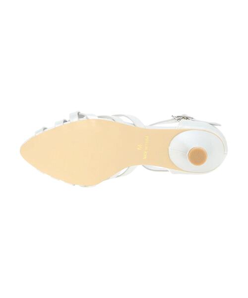 Green Parks(グリーンパークス)の「RUPIS.メッシュTストラップグルカサンダル(サンダル・レディース・シルバー/ブラック/アイボリー・XL/L/M/S/XS)」の14枚目の写真