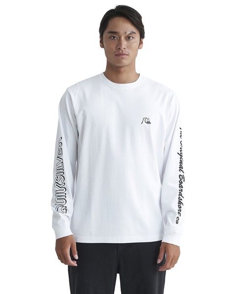 セール】OG LT/クイックシルバー袖プリント長袖ロンT（Tシャツ