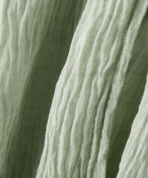 FREE'S MART（フリーズマート）の「◆シャーリングドロストチュニックブラウス（シャツ/ブラウス・レディース・ブラック/ホワイト/ライトグリーン・FREE）」の10枚目の写真