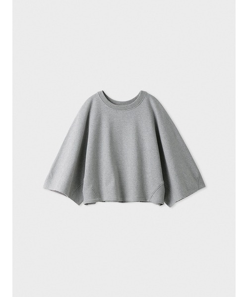 【MIESROHE】 フレアスリーブハイクオリティ裏毛TOPS MIESROHE]フレアスリーブハイクオリティ裏毛TOPS | KOBUNSHA