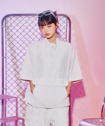 codegraphy（コードグラフィー）の「[SET UP対応] COOLCODE Big Pocket Compi  Solid SHORT SLEEVE Anorak（シャツ/ブラウス）」