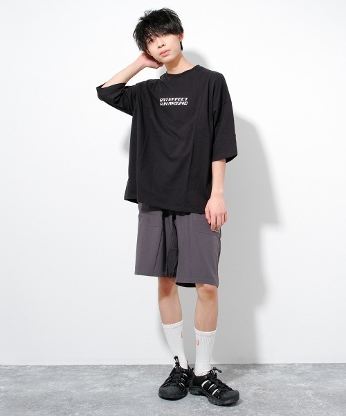 RAT EFFECT(ラットエフェクト)の「【水陸両用】ベイカーショートパンツ(その他パンツ・キッズ・チャコールグレー/ブルー/ブラック系その他/ブラック/カーキ/グレイッシュベージュ・150/170/160/130/140)」の14枚目の写真