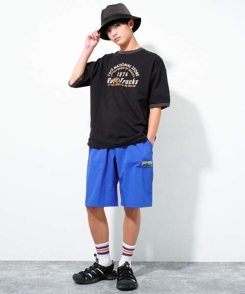 RAT EFFECT(ラットエフェクト)の「【水陸両用】ベイカーショートパンツ(その他パンツ・キッズ・チャコールグレー/ブルー/ブラック系その他/ブラック/カーキ/グレイッシュベージュ・150/170/160/130/140)」の17枚目の写真