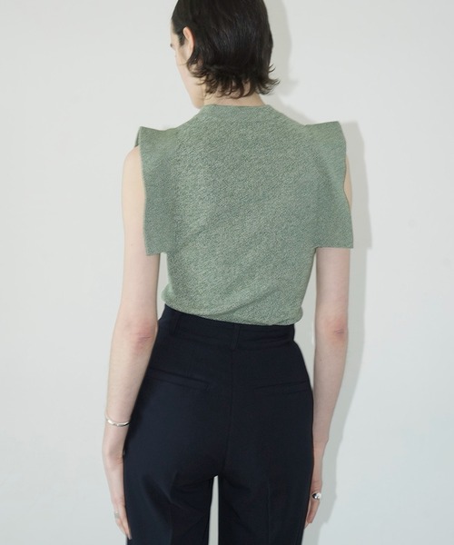 クラネ SQUARE SLEEVE KNIT TOPS SQUARE SLEEVE KNIT TOPS（ニット/セーター）｜CLANE（クラネ