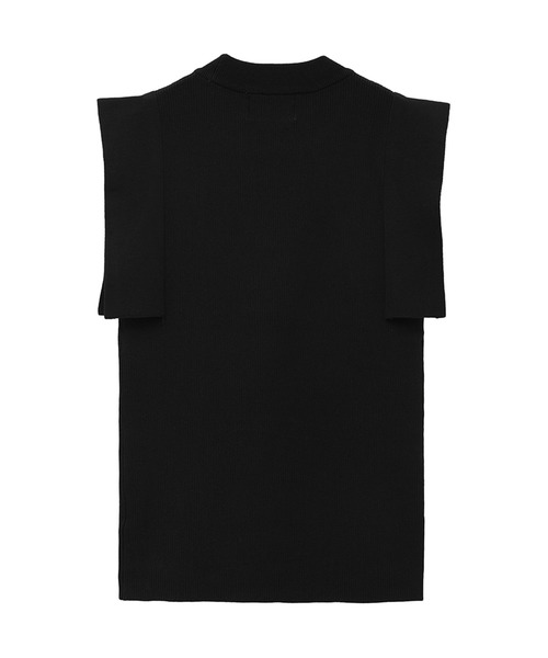 トップス CLANE SQUARE SLEEVE KNIT CLANE - スクエア スリーブ ニット トップス - SQUARE SLEEVE