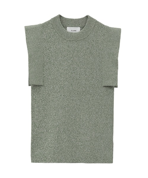 クラネ SQUARE SLEEVE KNIT TOPS SQUARE SLEEVE KNIT TOPS（ニット/セーター）｜CLANE（クラネ