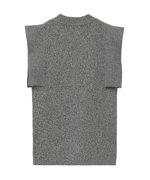 SQUARE SLEEVE KNIT TOPS（ニット/セーター）｜CLANE（クラネ