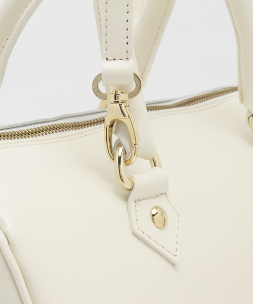 FIGARO Paris（フィガロパリ）の「LE SOLIM サフィアーノボストンBag◆（ボストンバッグ・レディース・ホワイト系その他/ベージュ・FREE）」の5枚目の写真