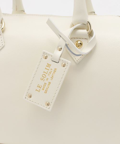 FIGARO Paris（フィガロパリ）の「LE SOLIM サフィアーノボストンBag◆（ボストンバッグ・レディース・ホワイト系その他/ベージュ・FREE）」の7枚目の写真