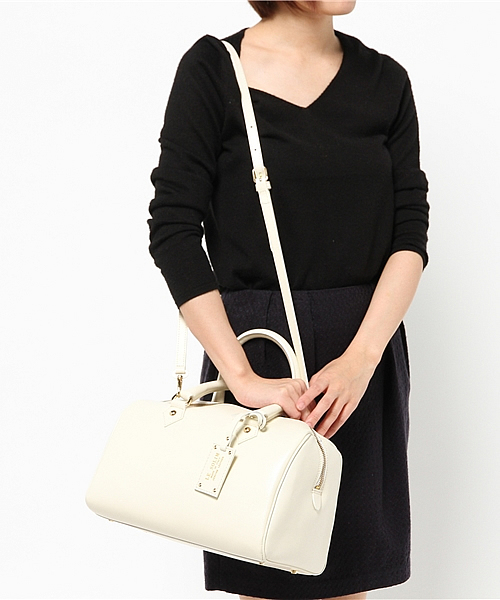 FIGARO Paris（フィガロパリ）の「LE SOLIM サフィアーノボストンBag◆（ボストンバッグ・レディース・ホワイト系その他/ベージュ・FREE）」の8枚目の写真