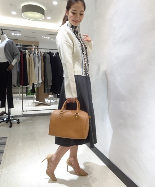FIGARO Paris（フィガロパリ）の「LE SOLIM サフィアーノボストンBag◆（ボストンバッグ・レディース・ホワイト系その他/ベージュ・FREE）」の16枚目の写真