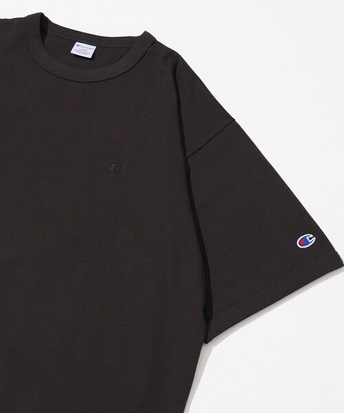Champion（チャンピオン）の「champion/チャンピオン 別注 バインダーネック  ショートスリーブTシャツ/リンガーTシャツ（Tシャツ/カットソー・メンズ・ホワイト×ブラック/ブラック/オートミール/ホワイト・MEDIUM/LARGE）」の4枚目の写真