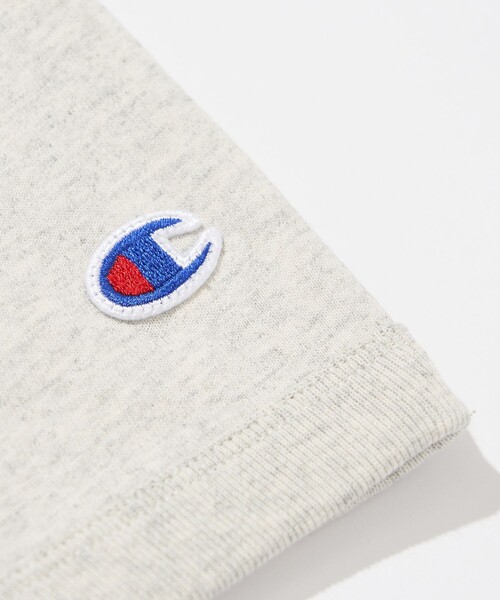 Champion（チャンピオン）の「champion/チャンピオン 別注 バインダーネック  ショートスリーブTシャツ/リンガーTシャツ（Tシャツ/カットソー・メンズ・ホワイト×ブラック/ブラック/オートミール/ホワイト・MEDIUM/LARGE）」の5枚目の写真