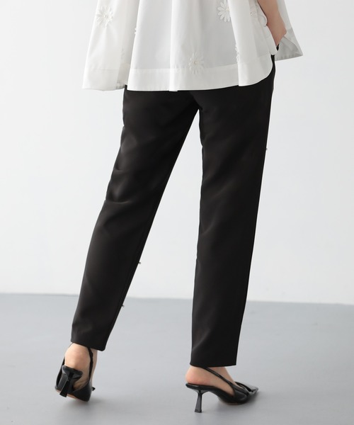 Fit more（フィットモア）の「パールストレートパンツ（スラックス・レディース・ブラック/ブルー/Cream・PS/M/S）」の10枚目の写真