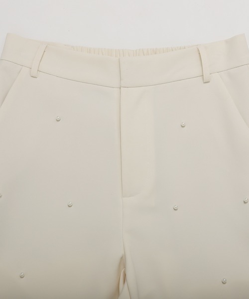 Fit more（フィットモア）の「パールストレートパンツ（スラックス・レディース・ブラック/ブルー/Cream・PS/M/S）」の20枚目の写真