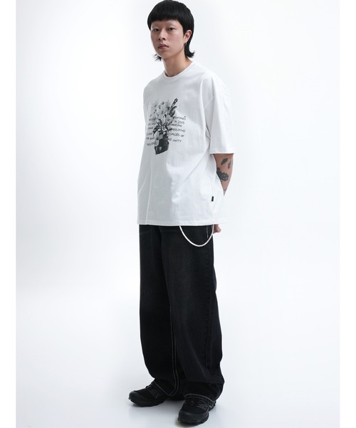 OY（オーワイ）の「『OY/オーワイ』 CUBE FLOWER T/キューブフラワー