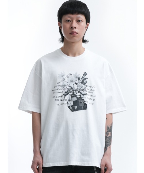 OY（オーワイ）の「『OY/オーワイ』 CUBE FLOWER T/キューブ