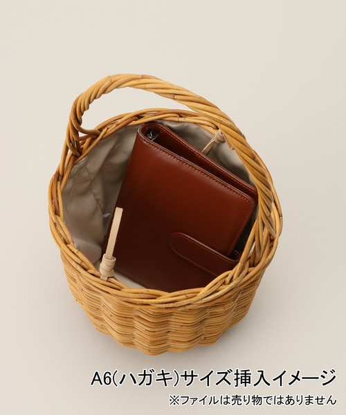 IENA(イエナ)の「【manipuri/マニプリ】MARCHE かごバッグ(かごバッグ・レディース・ベージュ・FREE)」の6枚目の写真