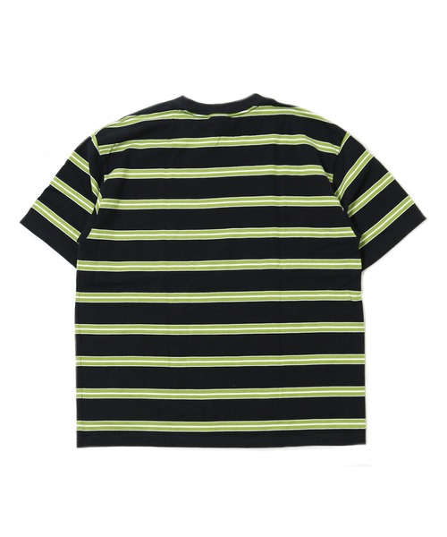 WALLA WALLA SPORT（ワラワラスポーツ）の「S/S STRIPE TEE / ショートスリーブ ストライプ ティー（Tシャツ/カットソー・メンズ・ネイビー/ブラウン/ブラック/ヘザーグレー/グレー系その他/イエロー/ベージュ/ブラウン系2/ネイビー系/グリーン系その他/バーガンディー・LARGE/X-LARGE/XX-LARGE/MEDIUM/XXX-LARGE/SMALL）」の14枚目の写真