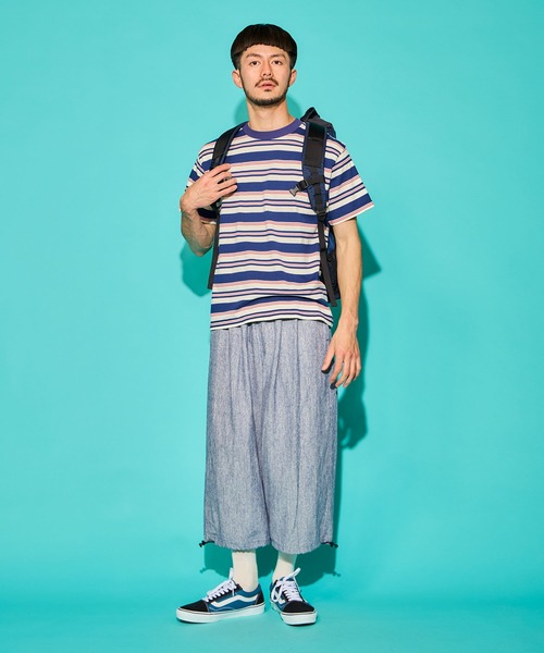 S/S STRIPE TEE / ショートスリーブ ストライプ ティー（Tシャツ