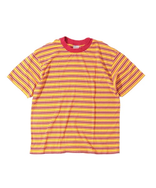 即発! サイズS Umbrella Striped Tee MULTI STRIPED CREW NECK KNIT – Shinzone