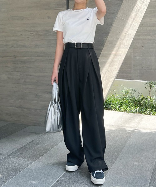 ABYS(アビス)の「裾2WAYワイドスラックスパンツ(スラックス・レディース・ブラック/グレー・MEDIUM/LARGE)」の18枚目の写真