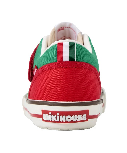 MIKI HOUSE 赤 17cm キッズシューズ MIKI HOUSE ミキハウス キッズシューズ 靴 くつ 白 赤