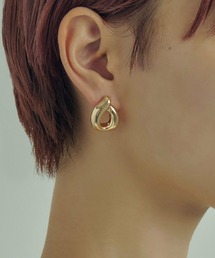 ジグリー メタル ドロップ ピアス