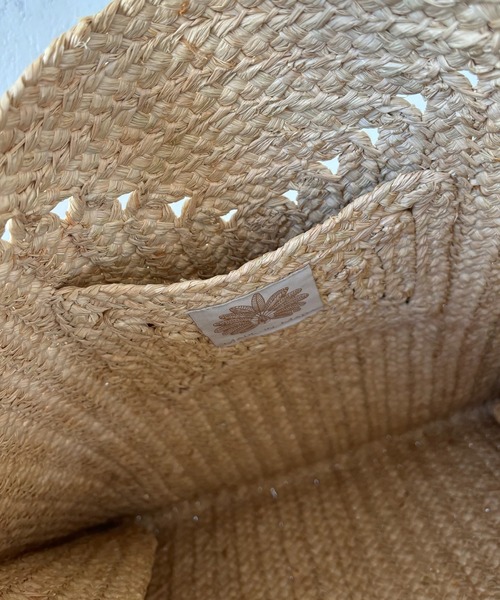 DouDou（ドゥドゥ）の「【MADE IN MADA 24SS】MARIE BAG（かごバッグ・レディース・ベージュ/ブラウン・FREE）」の12枚目の写真