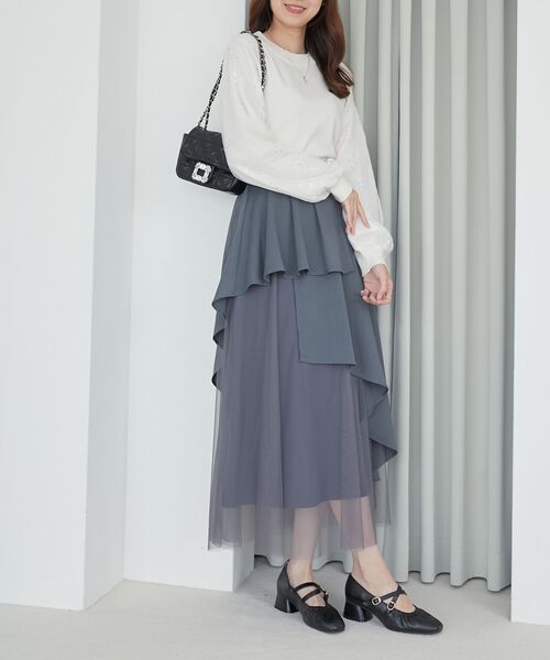 MAJESTIC LEGON(マジェスティックレゴン)の「レディギャザーストラップパンプス(パンプス・レディース・シルバー/ブラック/アイボリー/ブラウン/ボルドー/ブラック系その他2/ピンク/ダークブラウン/レッド・SMALL/X-LARGE/MEDIUM/LARGE/XXL)」の11枚目の写真