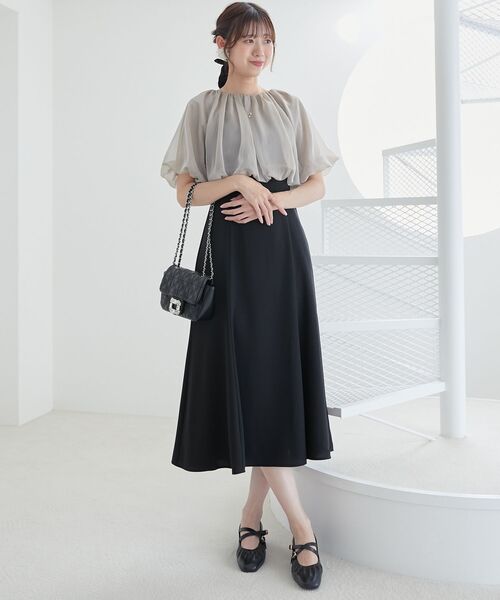 MAJESTIC LEGON(マジェスティックレゴン)の「レディギャザーストラップパンプス(パンプス・レディース・シルバー/ブラック/アイボリー/ブラウン/ボルドー/ブラック系その他2/ピンク/ダークブラウン/レッド・SMALL/X-LARGE/MEDIUM/LARGE/XXL)」の14枚目の写真