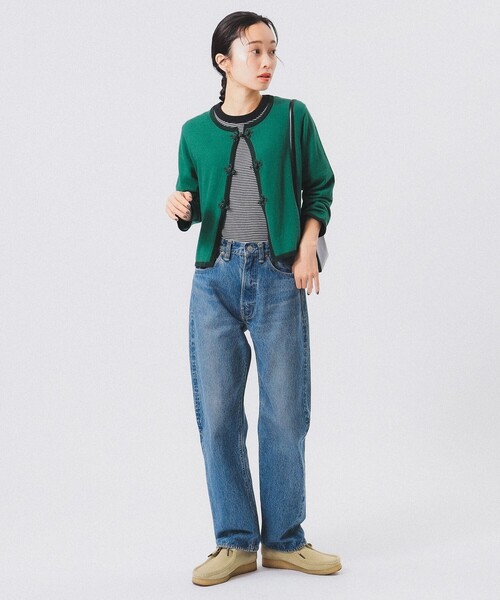 【セール】12ゲージ チャイナ トリム カーディガン 24AW（カーディガン/ボレロ）｜BEAMS BOY（ビームスボーイ）