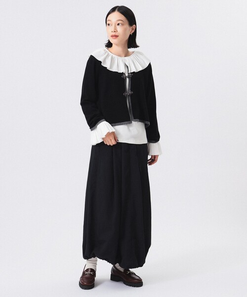 【セール】12ゲージ チャイナ トリム カーディガン 24AW（カーディガン/ボレロ）｜BEAMS BOY（ビームスボーイ）