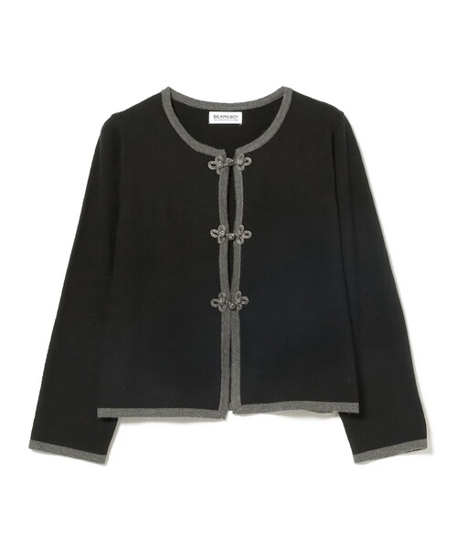【セール】12ゲージ チャイナ トリム カーディガン 24AW（カーディガン/ボレロ）｜BEAMS BOY（ビームスボーイ）
