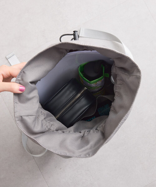 Kastane（カスタネ）の「【A4サイズ】ミドルリュック（バックパック/リュック・レディース・グレー/ブラック・FREE）」の12枚目の写真