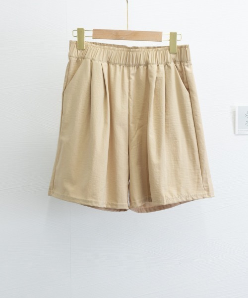 Miniministore(ミニミニストア)の「韓国風 ワイドショートパンツ レディース(カーゴパンツ・レディース・グレー/ブラック/カーキ/ベージュ/ピンク・FREE)」の21枚目の写真