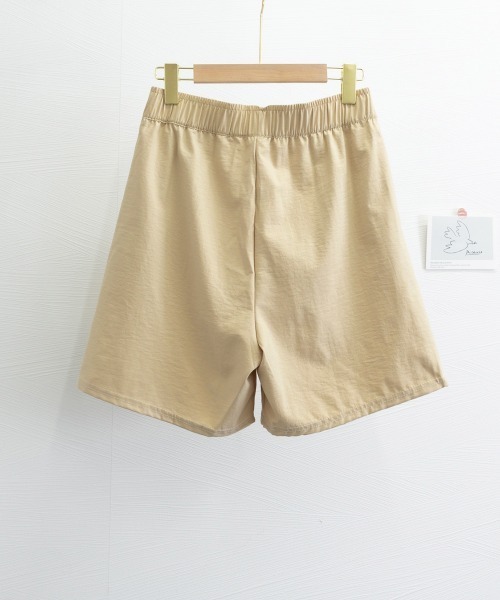 Miniministore(ミニミニストア)の「韓国風 ワイドショートパンツ レディース(カーゴパンツ・レディース・グレー/ブラック/カーキ/ベージュ/ピンク・FREE)」の22枚目の写真