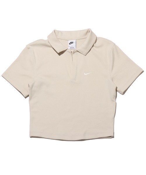 NIKE（ナイキ）の「NIKE AS W NSW ESSNTL SS POLO CRP TO / ナイキ ウィメンズ NSW エッセンシャル S/S ポロ 【SP】（ポロシャツ・レディース・ブルー/ピンク/ベージュ・S/M/XS）」の8枚目の写真