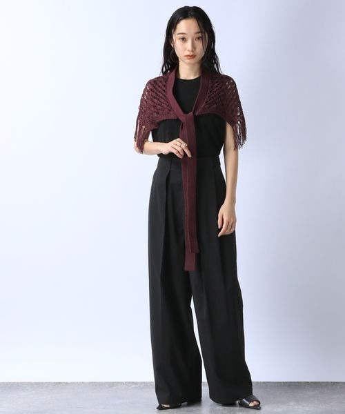 JEANASIS(ジーナシス)の「2WAYニットアミベルト/136011(ベルト・レディース・ブラック/ブラウン系その他・FREE)」の10枚目の写真