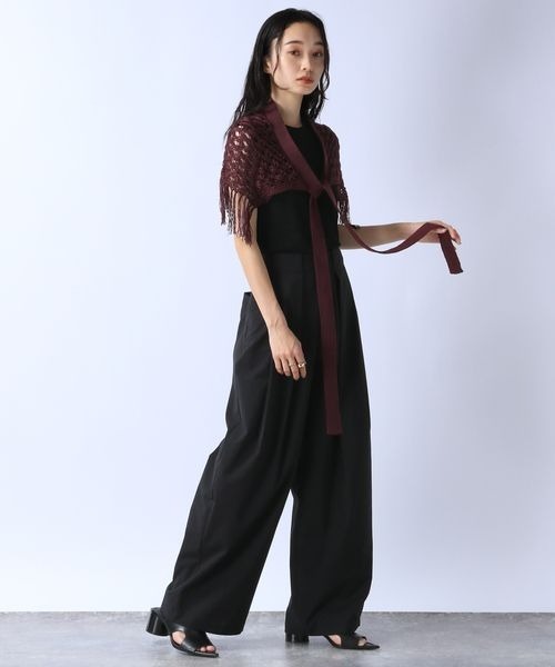 JEANASIS(ジーナシス)の「2WAYニットアミベルト/136011(ベルト・レディース・ブラック/ブラウン系その他・FREE)」の11枚目の写真