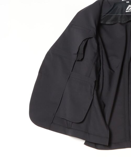 TOKYO SHIRTS（トウキョウシャツ）の「抗ウイルスストレッチジャケット（セットアップ可能）（テーラードジャケット・メンズ・ブラック・M/L）」の9枚目の写真
