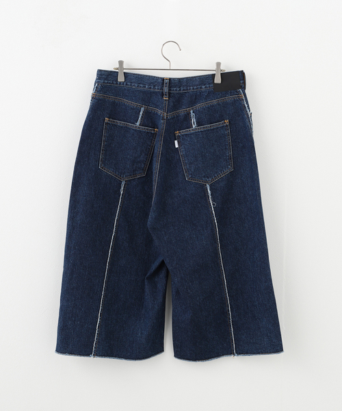 JIEDA(ジエダ)の「JieDa CROPPED LOOSE FIT DENIM JIE-24W -PT12(スラックス・メンズ・ネイビー・1/2)」の10枚目の写真