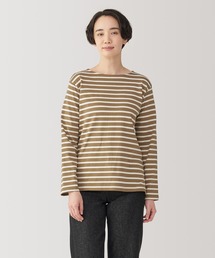 無印良品（ムジルシリョウヒン）の「婦人　太番手ボートネック長袖Ｔシャツ（Tシャツ/カットソー・レディース）」
