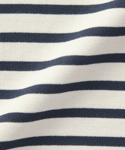 無印良品（ムジルシリョウヒン）の「婦人　太番手ボートネック長袖Ｔシャツ（Tシャツ/カットソー・レディース・ネイビー系/ライトグリーン系/グレー系/レッド系/ベージュ系/ネイビー系1・XL/L/M/S）」の12枚目の写真