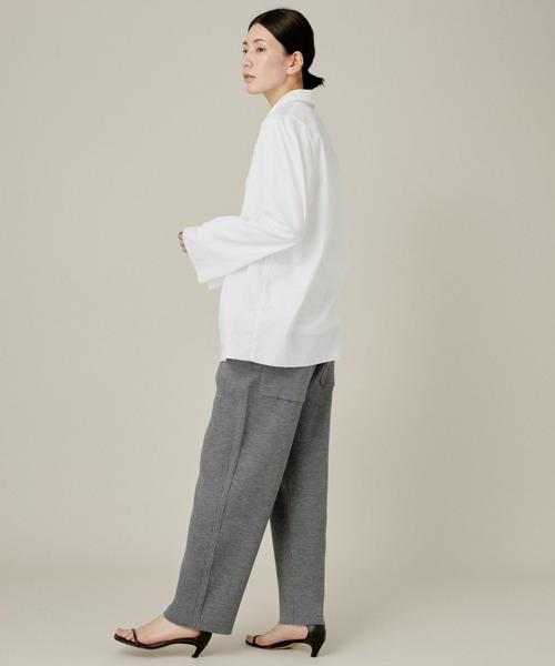 Curensology（カレンソロジー）の「Curensology(カレンソロジー)/9Gリブニットパンツ（その他パンツ・レディース・グレー/ブラック・FREE）」の16枚目の写真