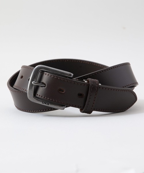 EDWIN（エドウィン）の「【EDWIN/エドウィン】35MM ステッチベルト　牛革（ベルト・メンズ・ブラウン/ダークブラウン/ブラック・FREE）」の10枚目の写真