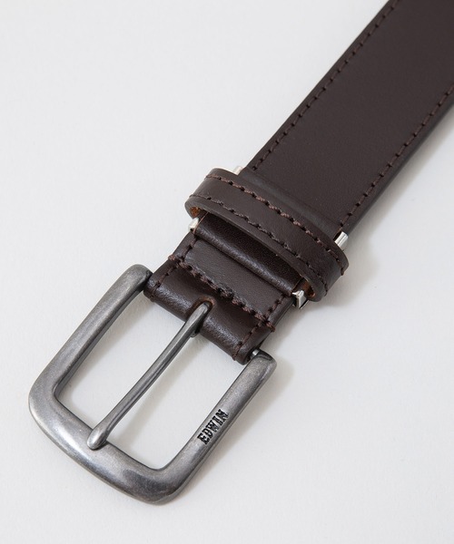 EDWIN（エドウィン）の「【EDWIN/エドウィン】35MM ステッチベルト　牛革（ベルト・メンズ・ブラウン/ダークブラウン/ブラック・FREE）」の7枚目の写真