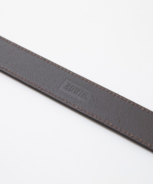 EDWIN（エドウィン）の「【EDWIN/エドウィン】35MM ステッチベルト　牛革（ベルト・メンズ・ブラウン/ダークブラウン/ブラック・FREE）」の4枚目の写真