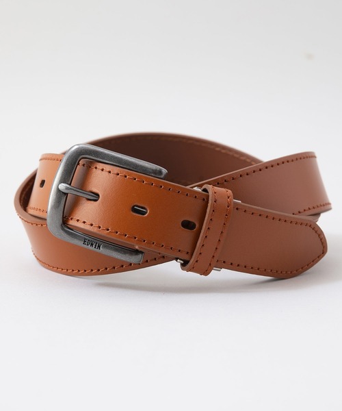 EDWIN（エドウィン）の「【EDWIN/エドウィン】35MM ステッチベルト　牛革（ベルト・メンズ・ブラウン/ダークブラウン/ブラック・FREE）」の9枚目の写真