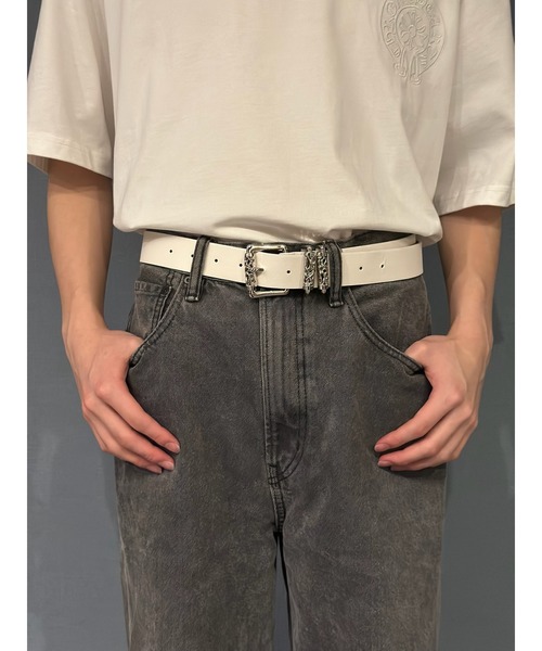 セール】【OKUOKU 0909】デザインバックル ベルト oku-belt